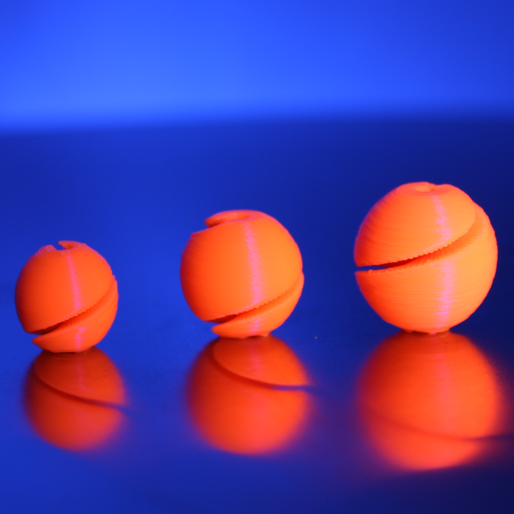 Mercurial Bead - Coral