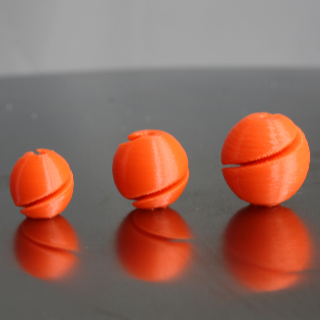 Mercurial Bead - Coral