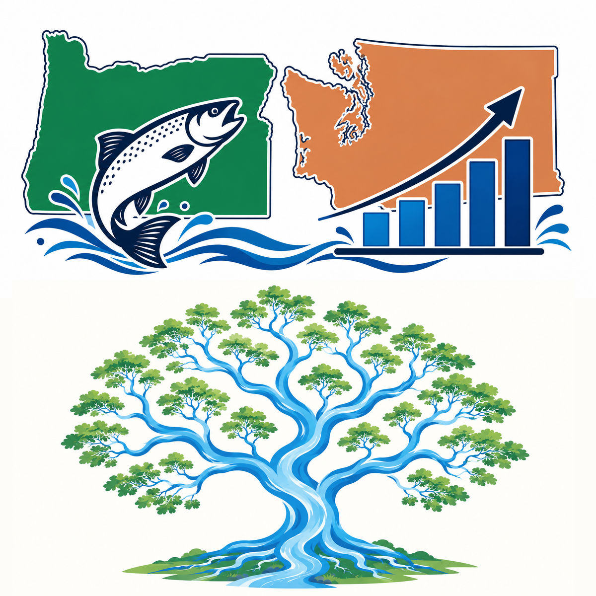 Free Fishing Data for Oregon & Washington
